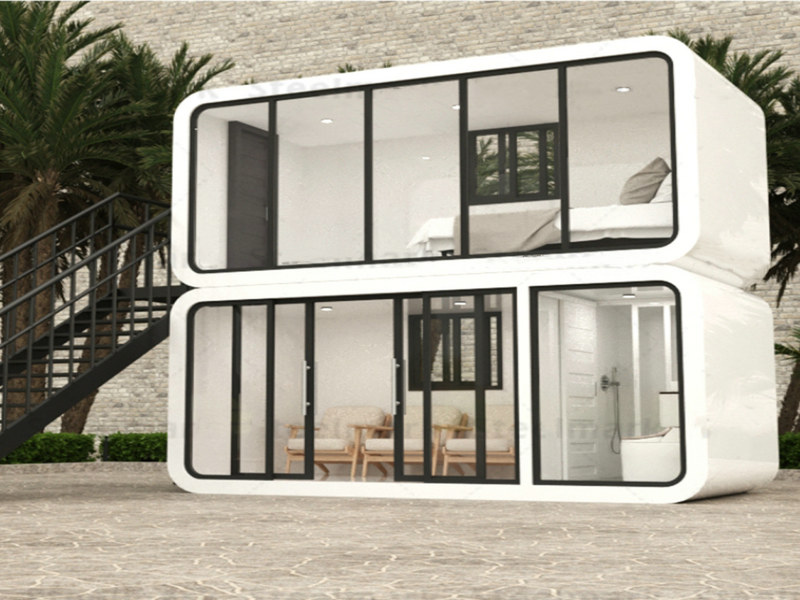 Modern Capsule Style Housing for environmentalists in Colombia