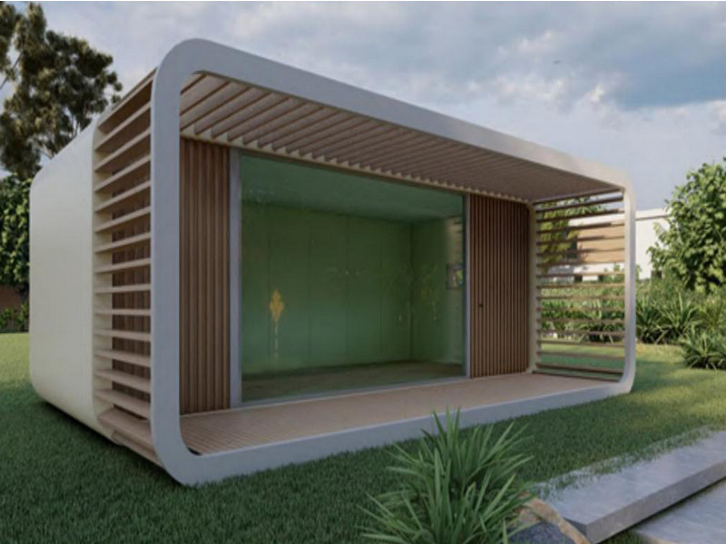 Portable High-Tech Capsule Houses styles with multiple bathrooms in china