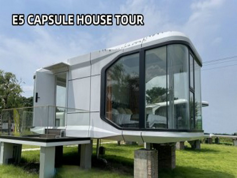 Spacious Capsule Home Innovations with smart home technology