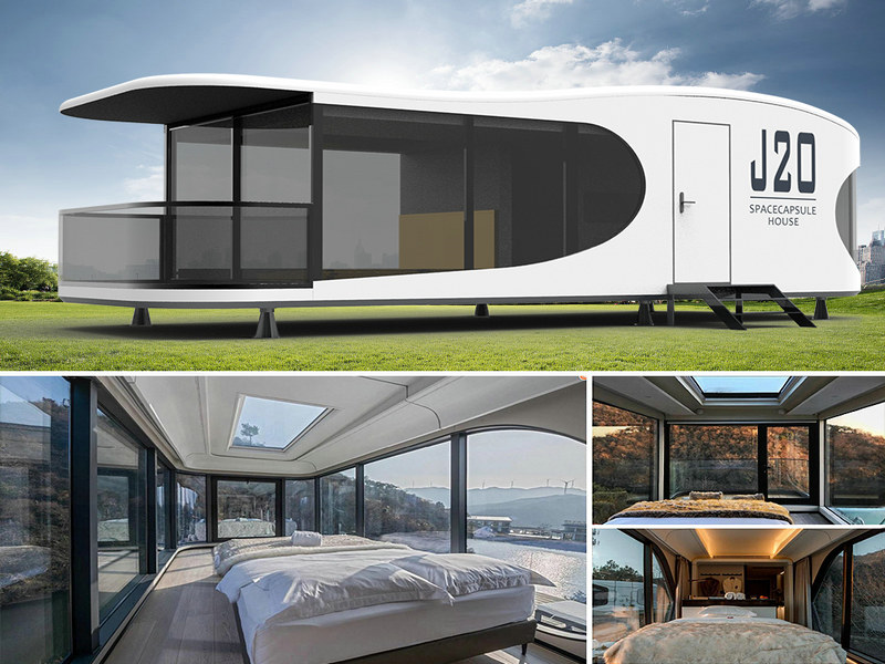 Innovative CONTAINER HOME with guest accommodations