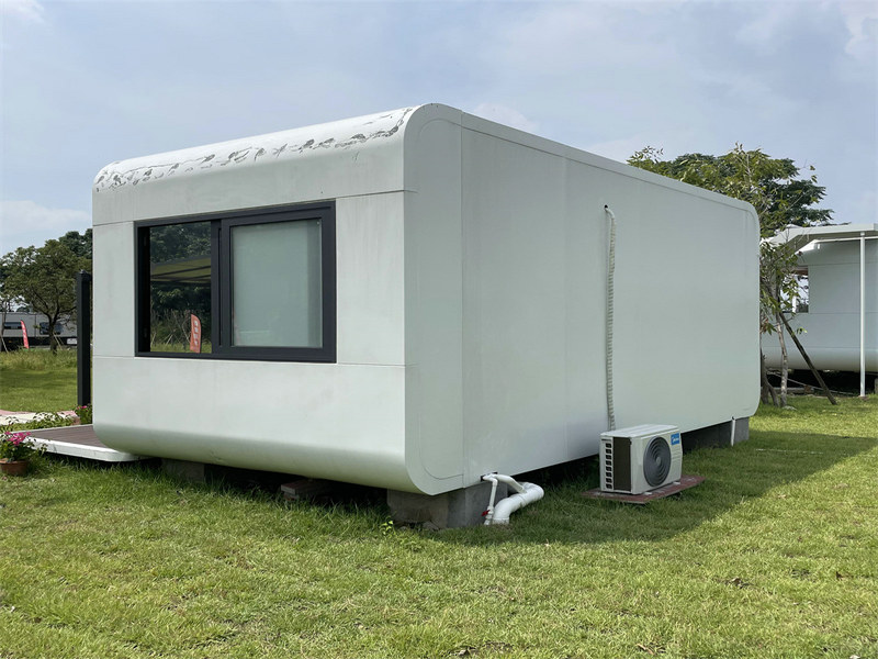 Updated Modular Capsule Suites with rooftop terrace portfolios