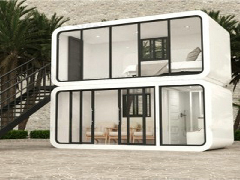 Portable Futuristic Capsule Homes designs with multiple bathrooms in San Marino