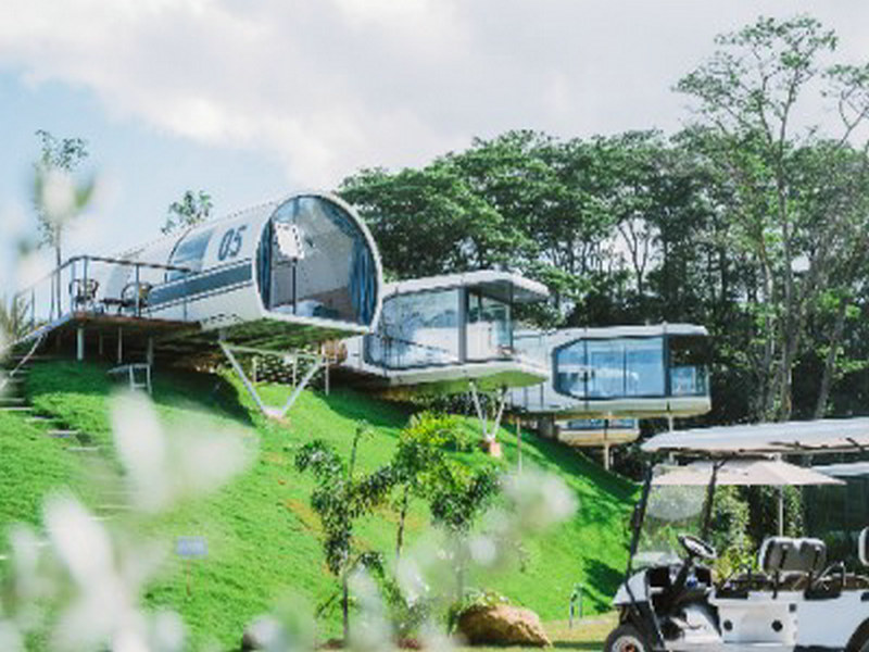 Self-sustaining Space-Efficient Pod Houses for vacation rental from Egypt