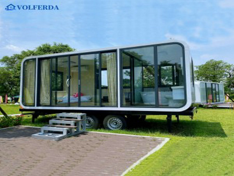 Deluxe Modular Capsule Suites with electric vehicle charging